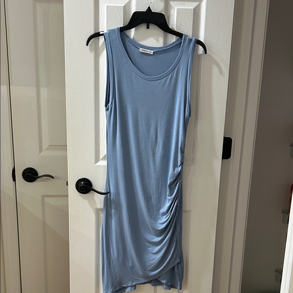 Size medium T-shirt, dress light blue